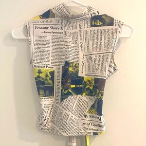 Newspaper Print Top